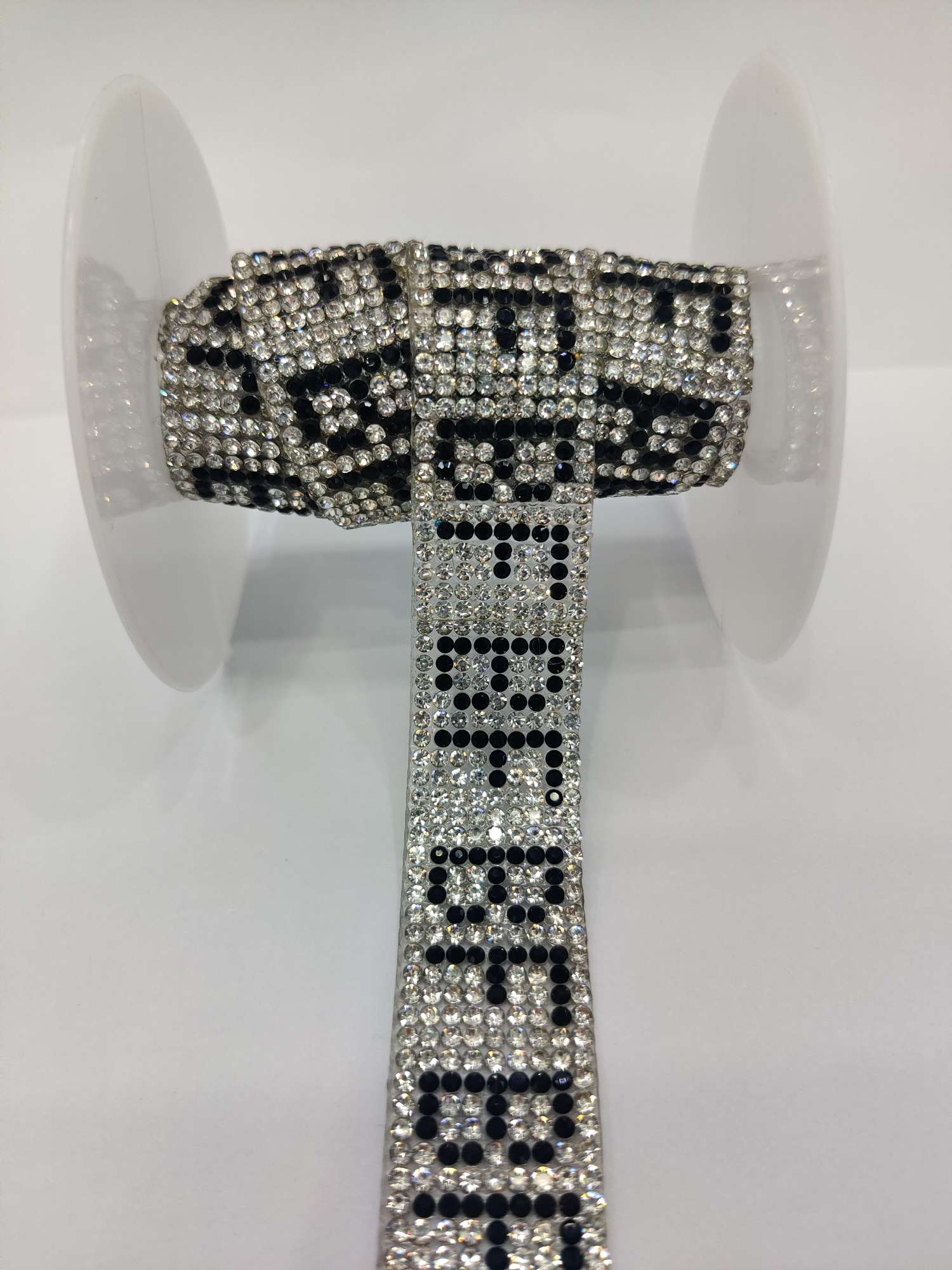 Rhinestone Rubber Mesh Chain Specification drawing