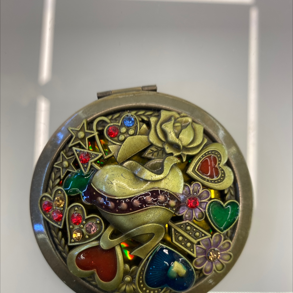 迪梦斯工艺迪梦斯工艺礼品镜子装饰工艺家居装饰时尚设计理念青古合金镂空镜子工艺礼品礼物B-13详情图8