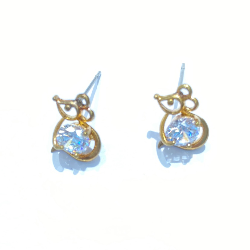 Aotong Jewelry Accessories MD00319 Cast copper Mouse diamond with needle (left)