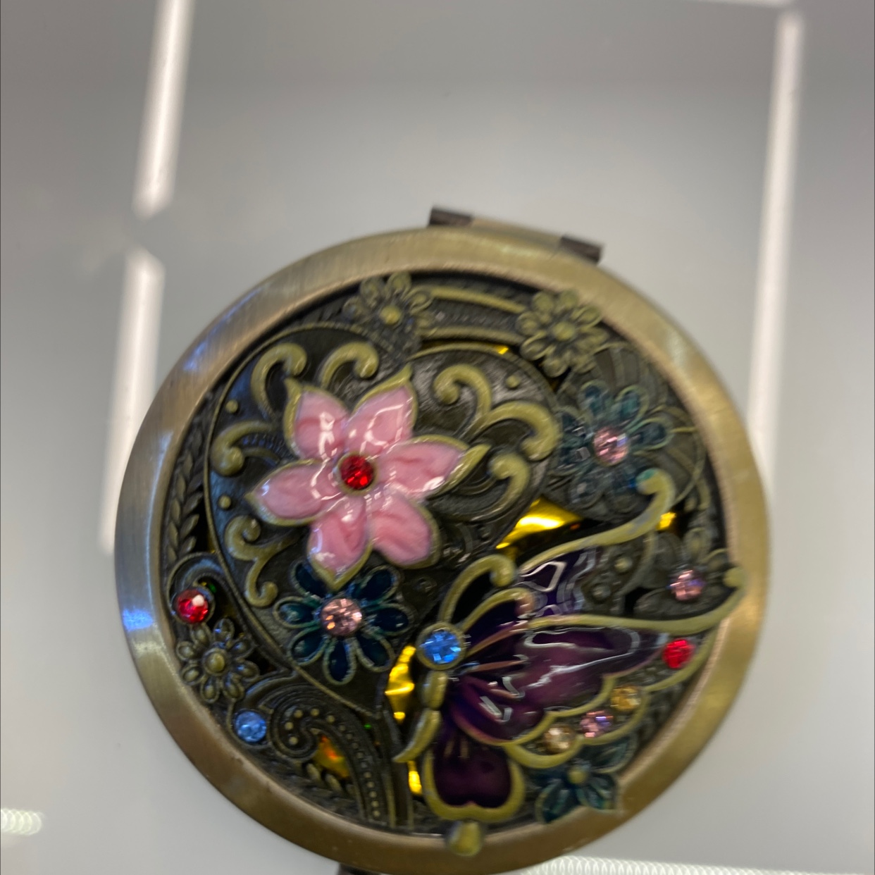 迪梦斯工艺迪梦斯工艺礼品镜子装饰工艺家居装饰时尚设计理念青古合金镂空镜子工艺礼品礼物B-13详情图3