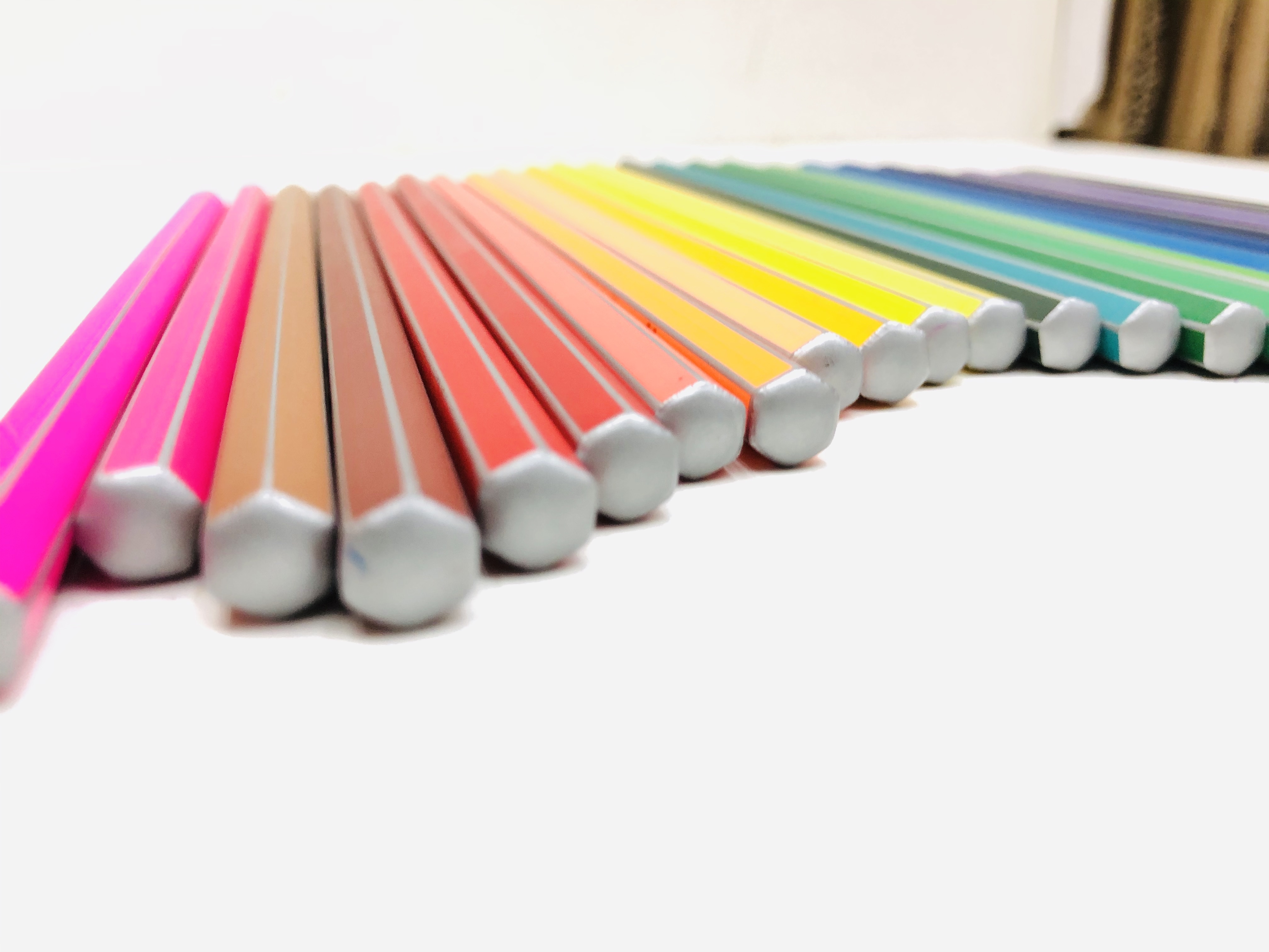 兴鸿文具 厂家直销-24色油漆 抽条彩色绘画铅笔详情图5