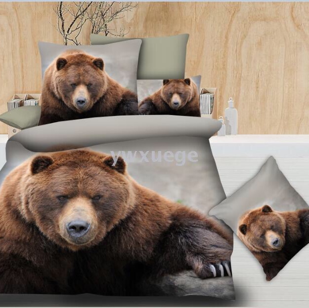 3D printing Osaka flower four-piece princess bedding bedding manufacturers direct sales