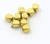 Square ancient gold alloy beads details Picture