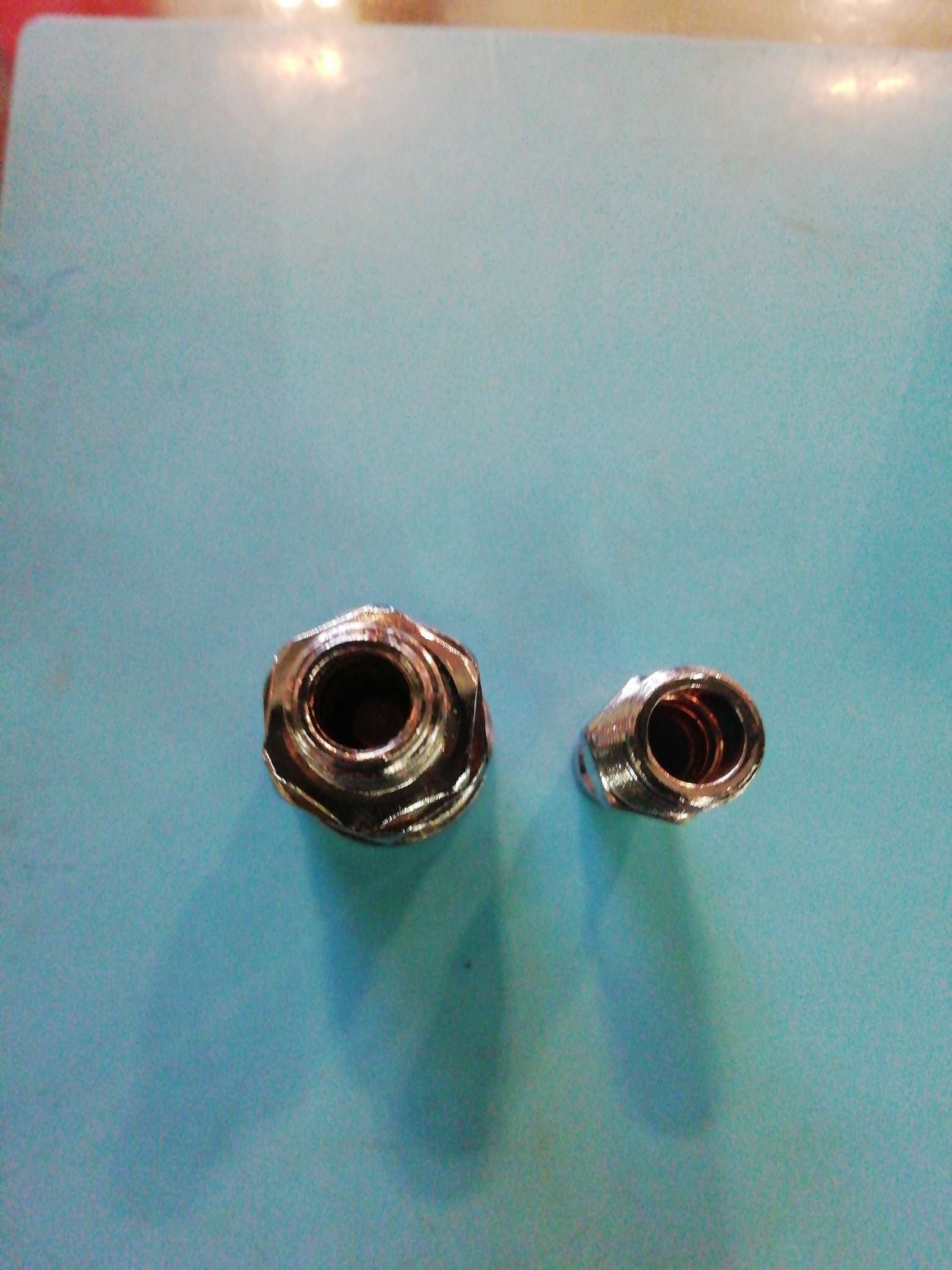 英制2分（1/4）外丝快速接头白底实物图