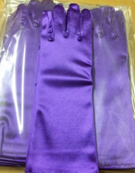 Manufacturers Direct Sales Of Children's Dress Bow Gloves Dance Dress Princess Dress Special Gloves Color Ding Gloves Specification drawing