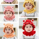 婴幼儿宝宝毛线帽护耳包头帽单帽，时尚可爱套装