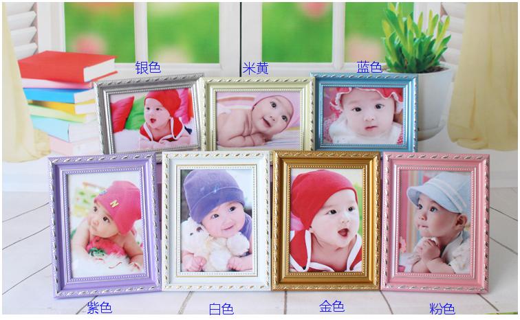 厂家批发欧式相框创意67812寸儿童相框摆台A4A3证书框相框墙画框 营业执照相框详情图2