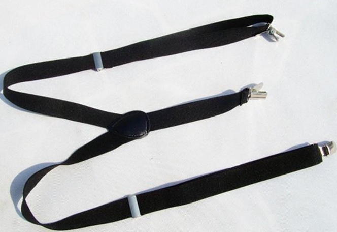 Manufacturers Direct Spot Adult Solid Color Strap For Men And Women Universal Three-Clip Strap Elastic Elastic Strap Clip details Picture