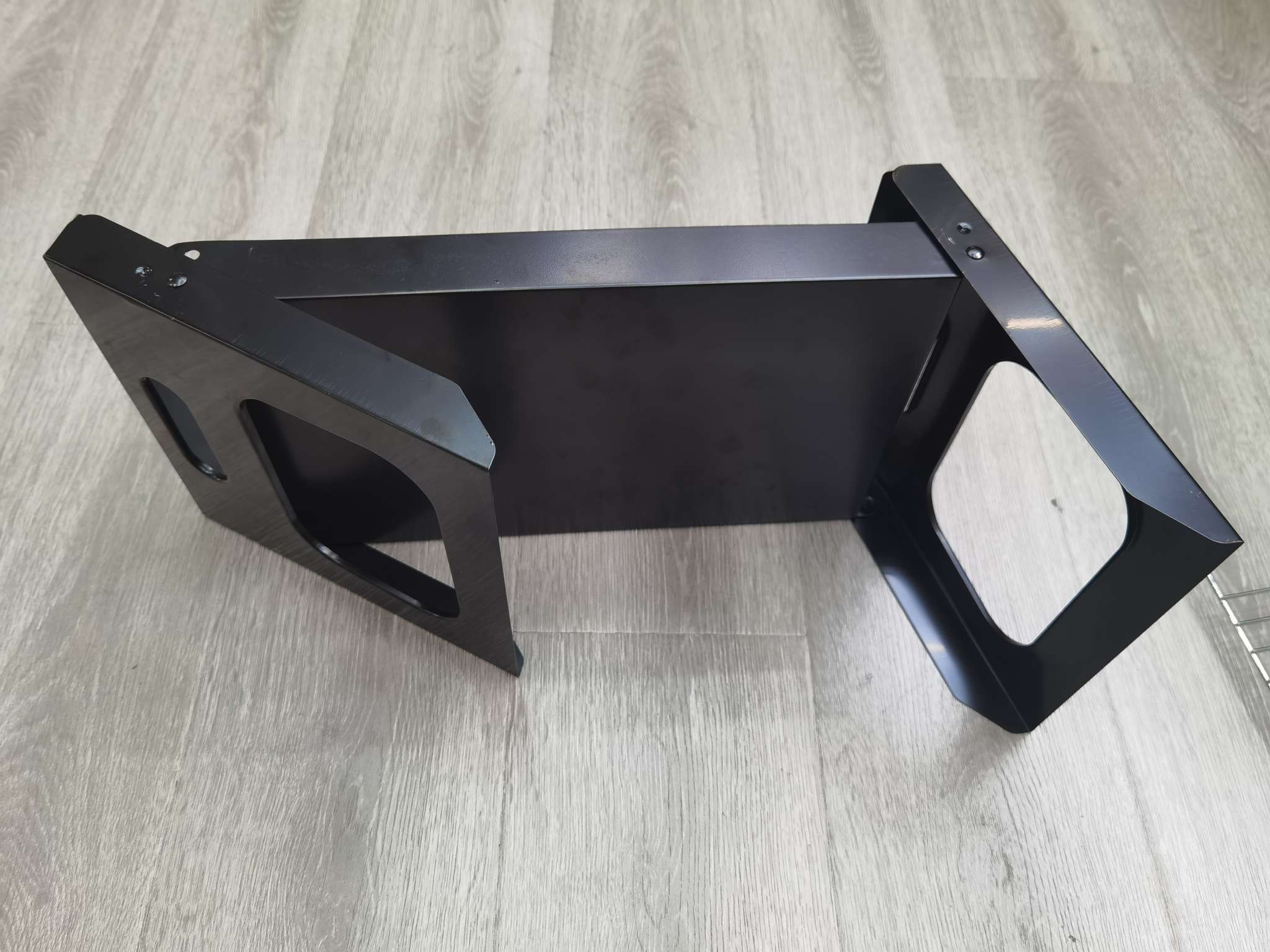 Outdoor Simple Folding Grill Black Charcoal Simple Grill Specification drawing