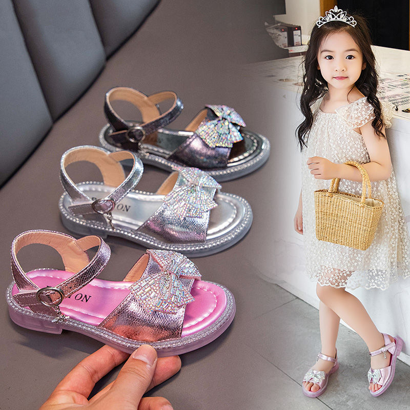 女童凉鞋2021新款夏季韩版时尚洋气儿童中大童小女孩宝宝公主鞋子