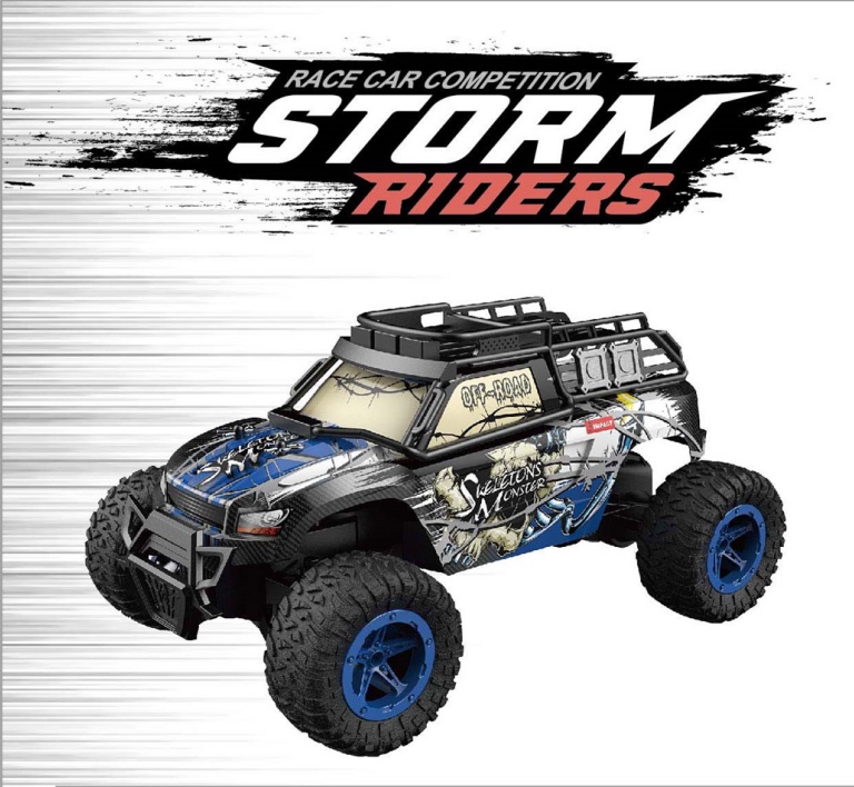 1：16跨境高速越野车遥控车大脚攀爬全比例RcCar模型PVC玩具批发产品图