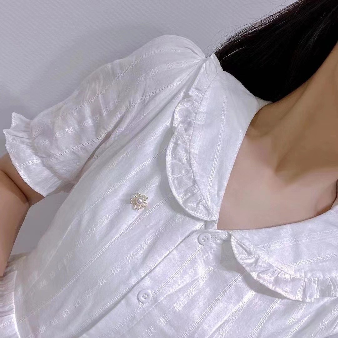 随处可搭配的小时尚精品防走光领扣来咯！
可甜可咸可女神系列💃
衣服！包包！鞋子！裤子！帽子！
小小点缀～可以如此与众不同详情图3