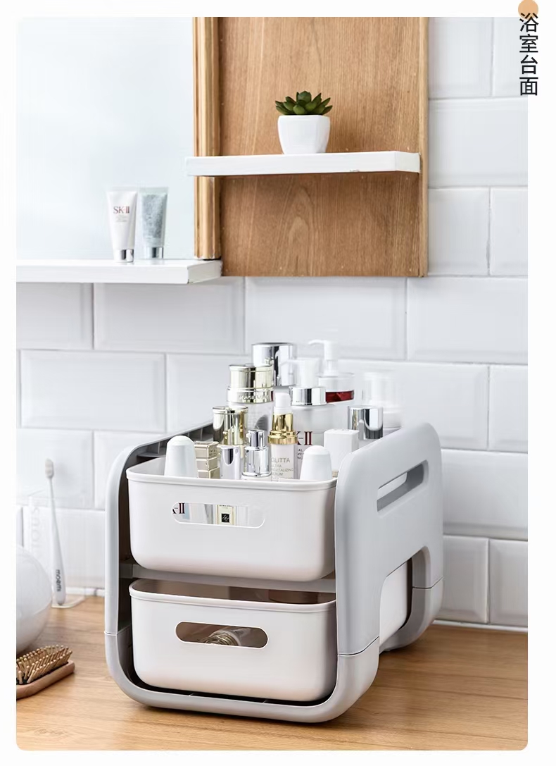Multifunctional Storage Rack Gray White Item Picture