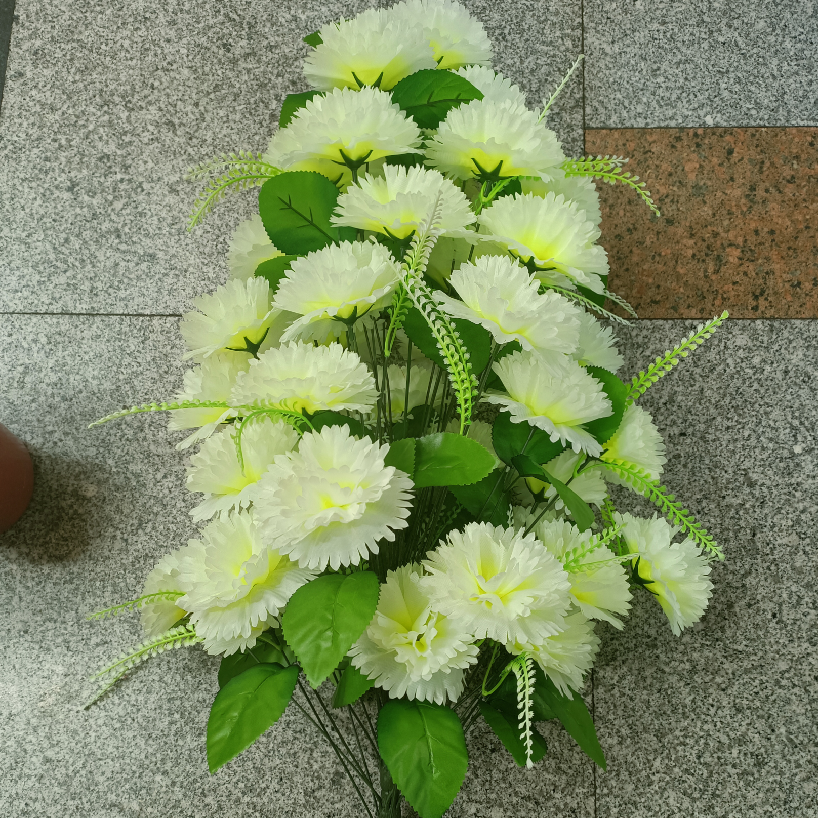 清明祭祀康乃馨厂家直销仿真花束