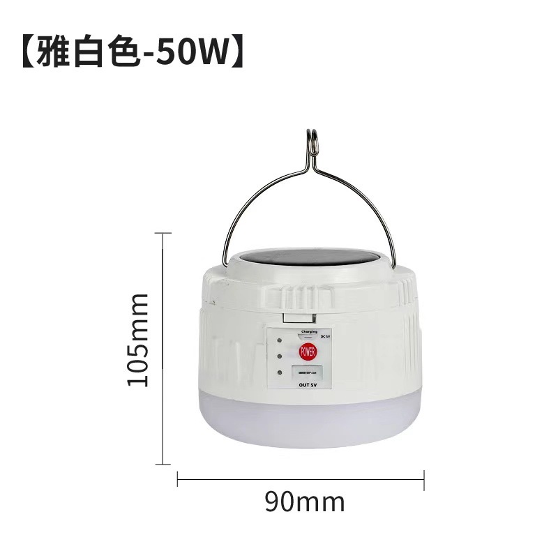 新品家用户外应急灯泡可拆卸充电太阳能灯 led露营灯夜市照明地摊详情图19