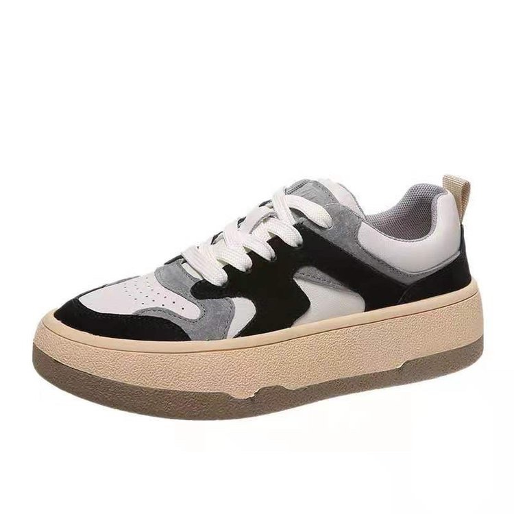 厚底秋季新款德训鞋2021薄款单鞋复古休闲鞋透气板鞋ins潮运动鞋