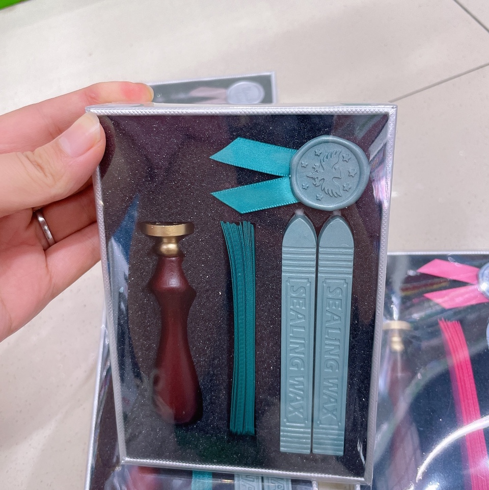 礼盒丝带火漆印章