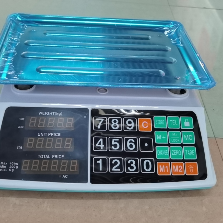 pricing  scale 30kg and 40kg