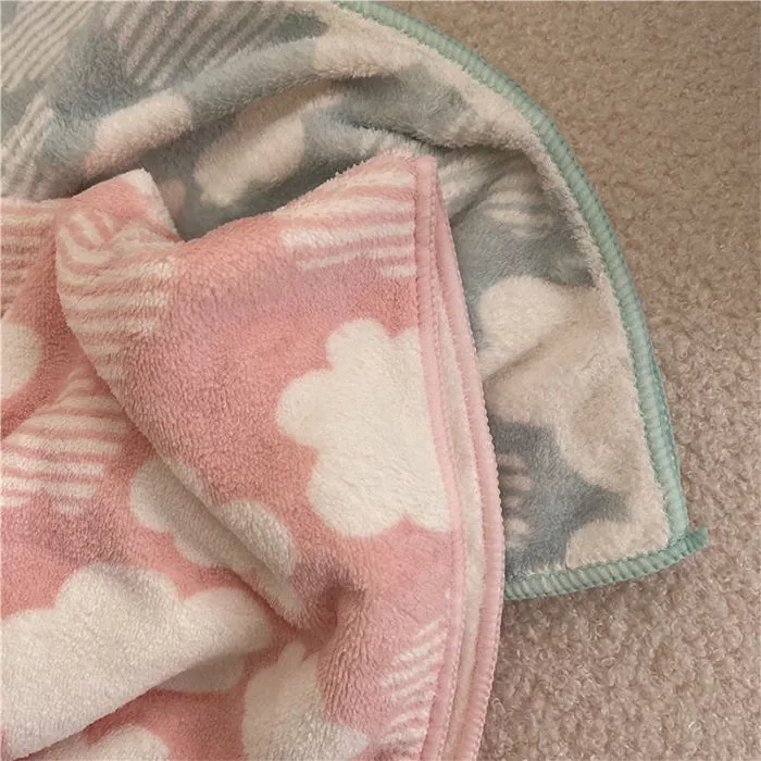 Cloud Bath towel towel super absorbent quick dry small fresh home set cotton coral velvet beach towel large towel bath towel thumbnail