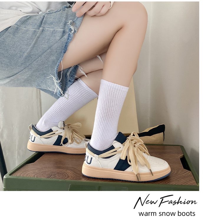 港风女潮鞋ins2021秋季超火百搭板鞋学生小白鞋韩版休闲运动鞋详情图10