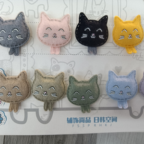 Cat head with hot face