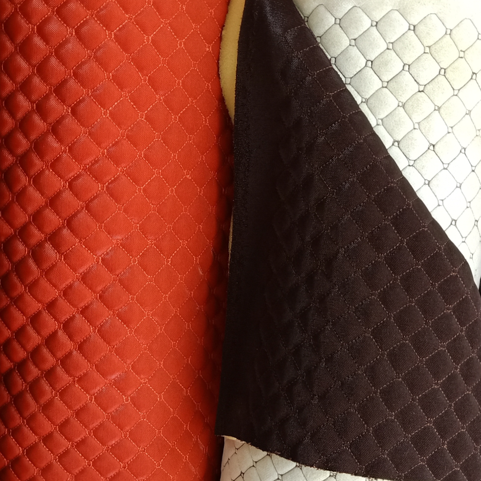 【 Diyuan Leather 】 Silver thread embroidery, embossed leather