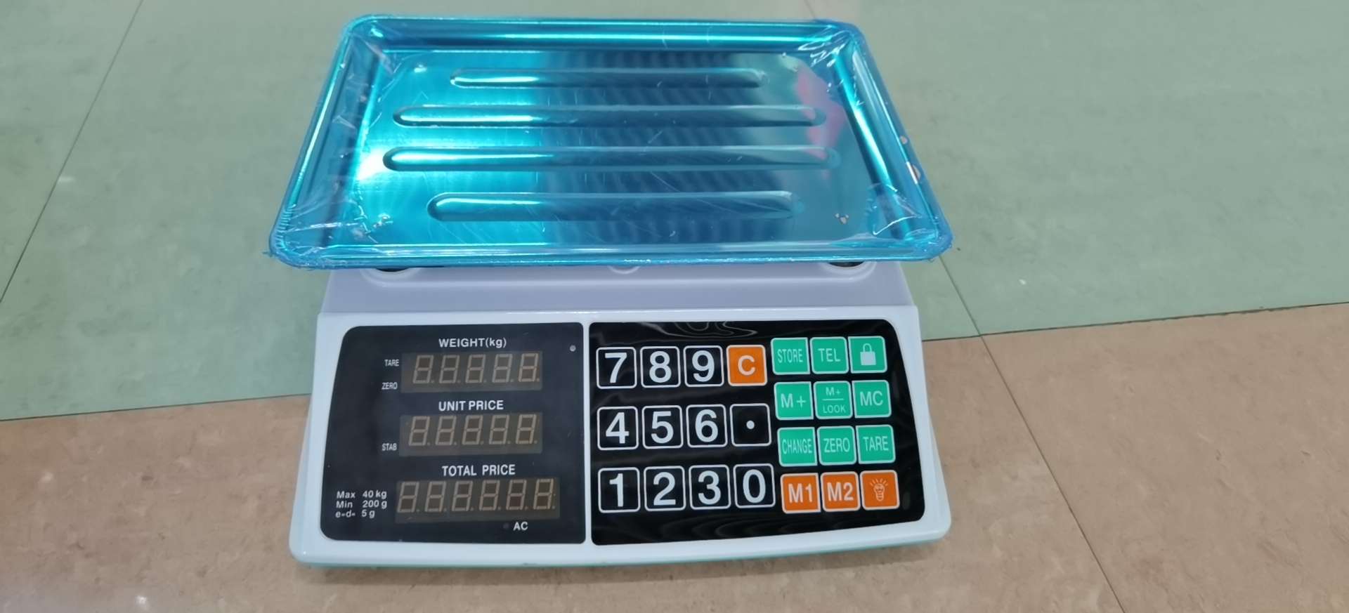 pricing  scale 30kg and 40kg Specification image