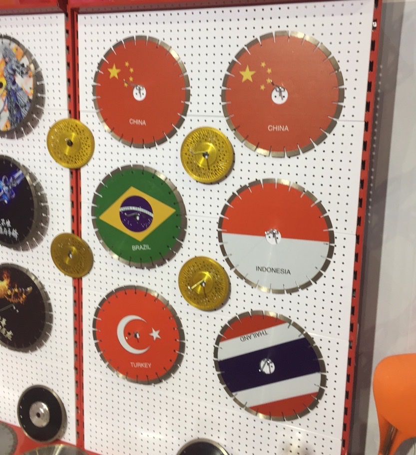 Ceramic Tile Cutting Piece Concrete Slotting Saw Blade Cement Wall Diamond Stone Marble Corner Grinding Machine Factory Direct Wholesale Retail 115 Gold Stone Dry Cutting Specification drawing