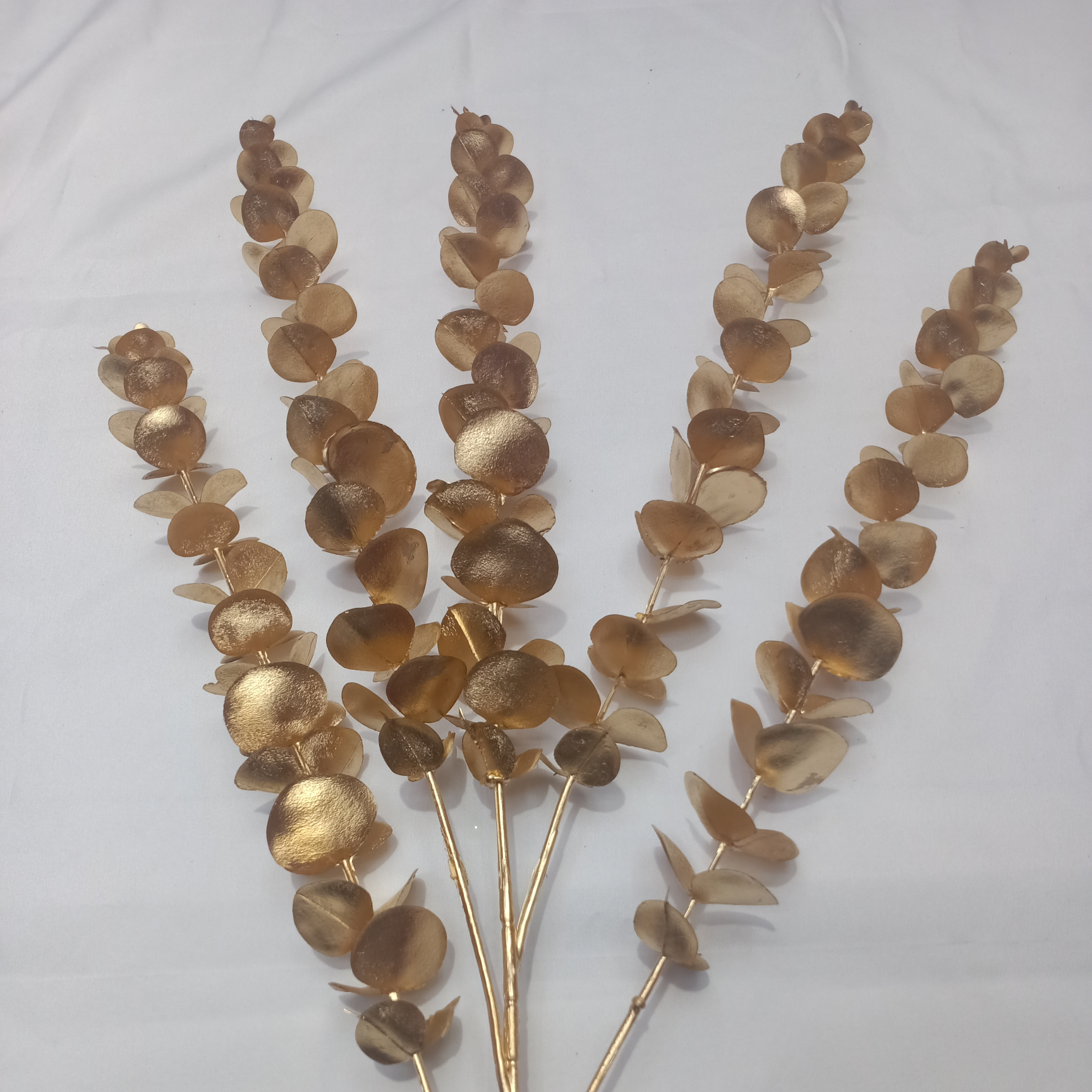 金钱叶镀金  颜色金银 质量保证插花 福盆配件 大量现货                                