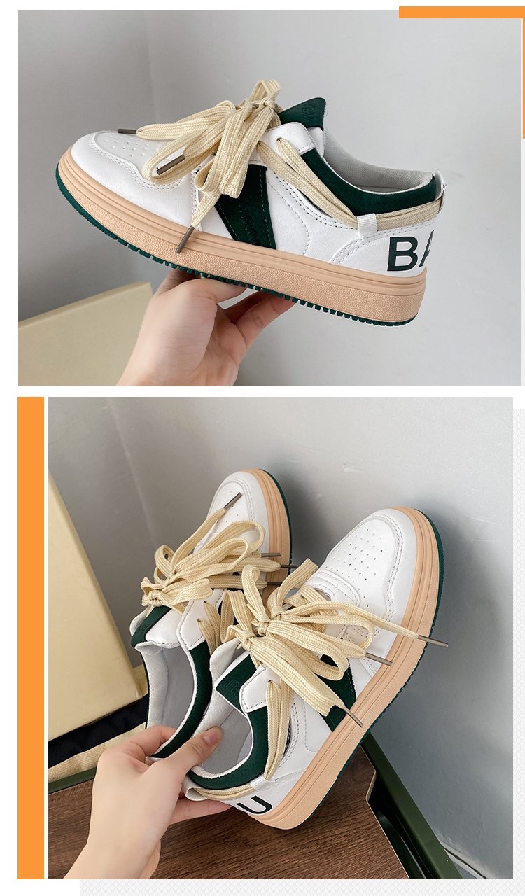 港风女潮鞋ins2021秋季超火百搭板鞋学生小白鞋韩版休闲运动鞋详情图16