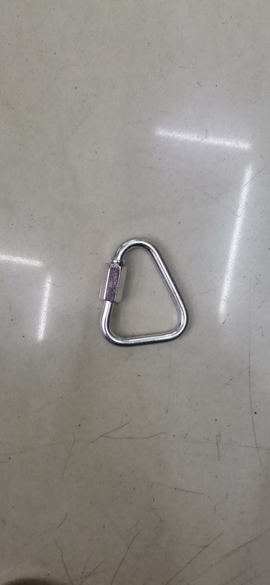 不锈钢304快速连接环跑道扣登山扣绳索链条扣连接扣安全扣带锁扣详情图1