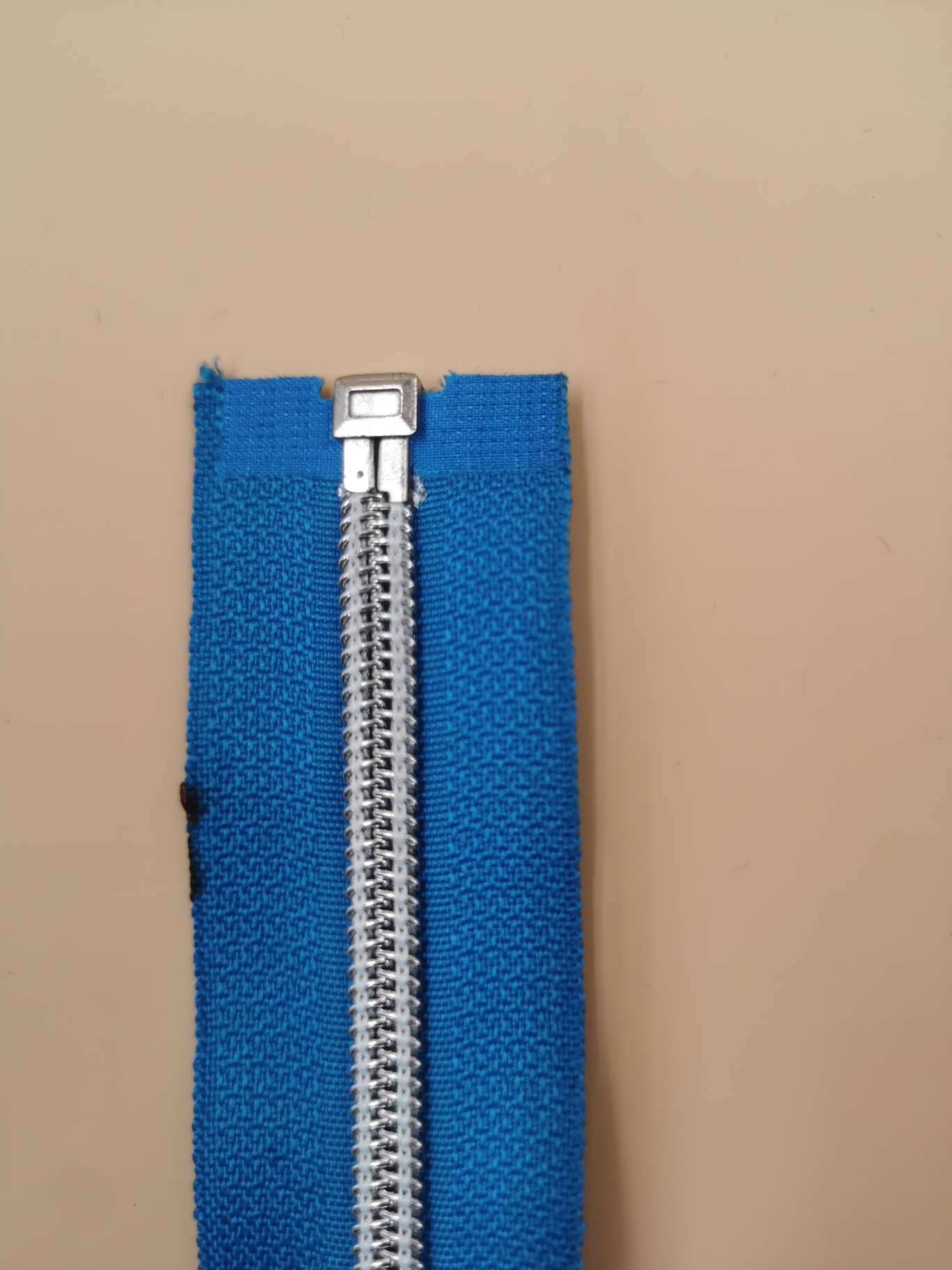 5号银齿拉链 挂镀封釉水滴头 45cm 蓝色详情3