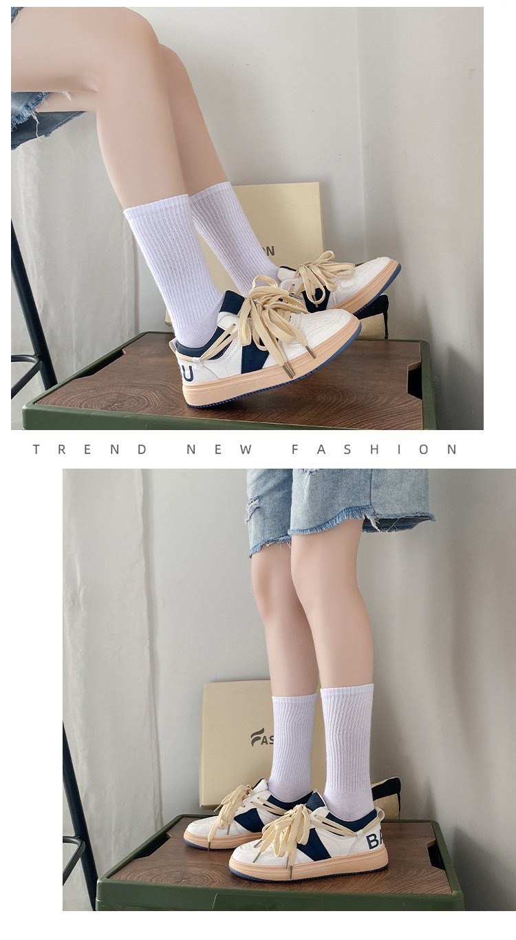 港风女潮鞋ins2021秋季超火百搭板鞋学生小白鞋韩版休闲运动鞋详情图8