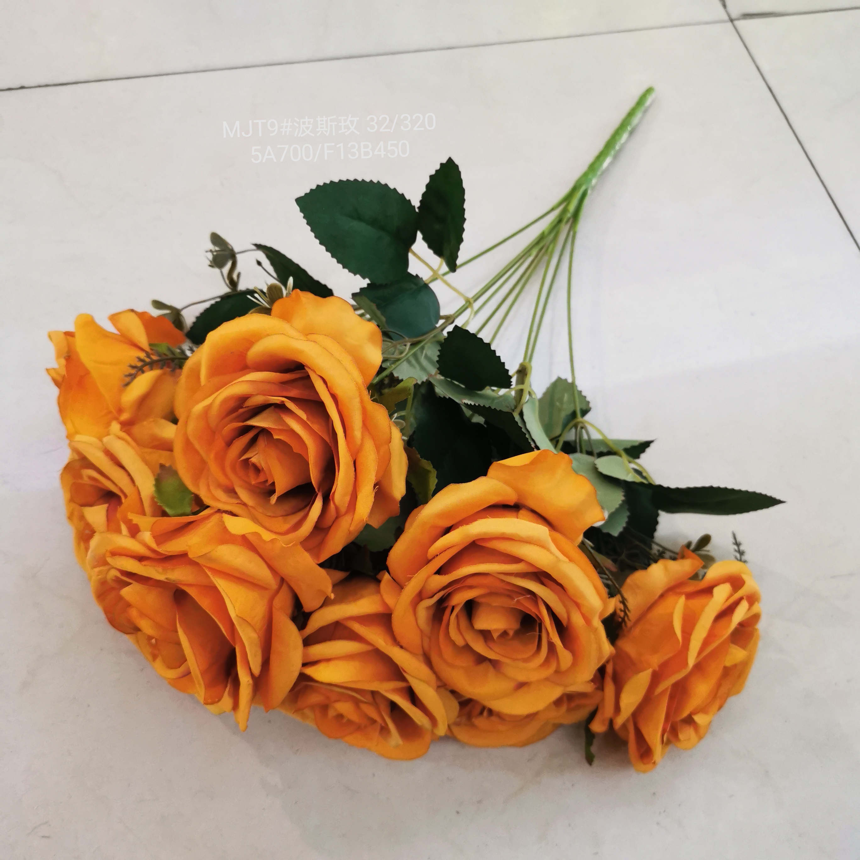 Artificial plant rattan wall hanging bundle wedding video tree arch decorative rattan vine vine flowers roses bundle autumn color 1