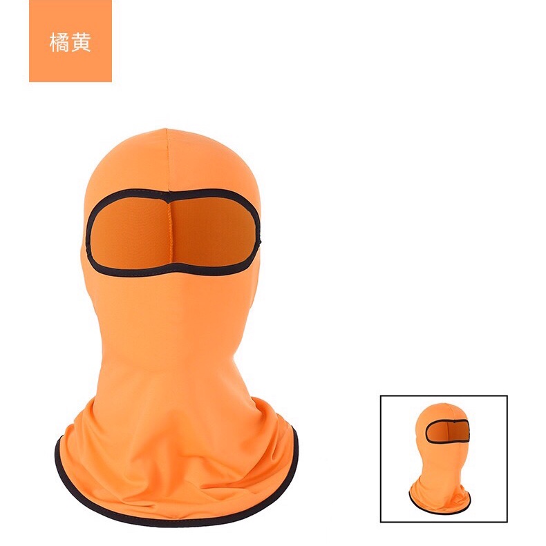 Cross-border CS mask headgear, ice silk cycling outdoor bicycle motorcycle inner liner camouflage sun protection headgear, orange, civilian, civilian, civilian