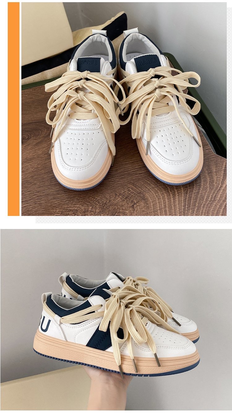 港风女潮鞋ins2021秋季超火百搭板鞋学生小白鞋韩版休闲运动鞋详情图13