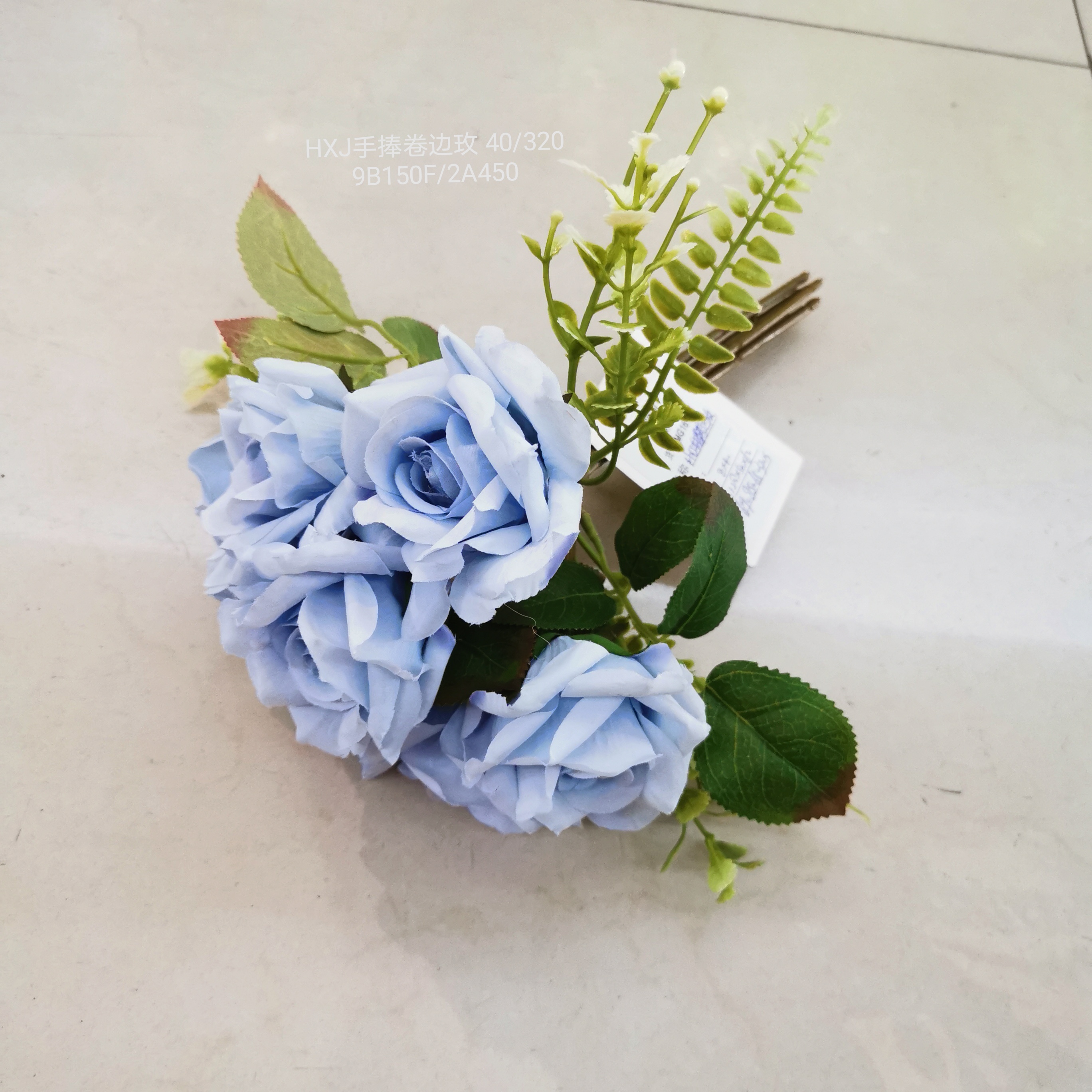 Artificial plant rattan wall hanging bundle wedding video tree arch decorative rattan vine vine flowers rose bouquet of autumn color tie bouquet hand tied 31