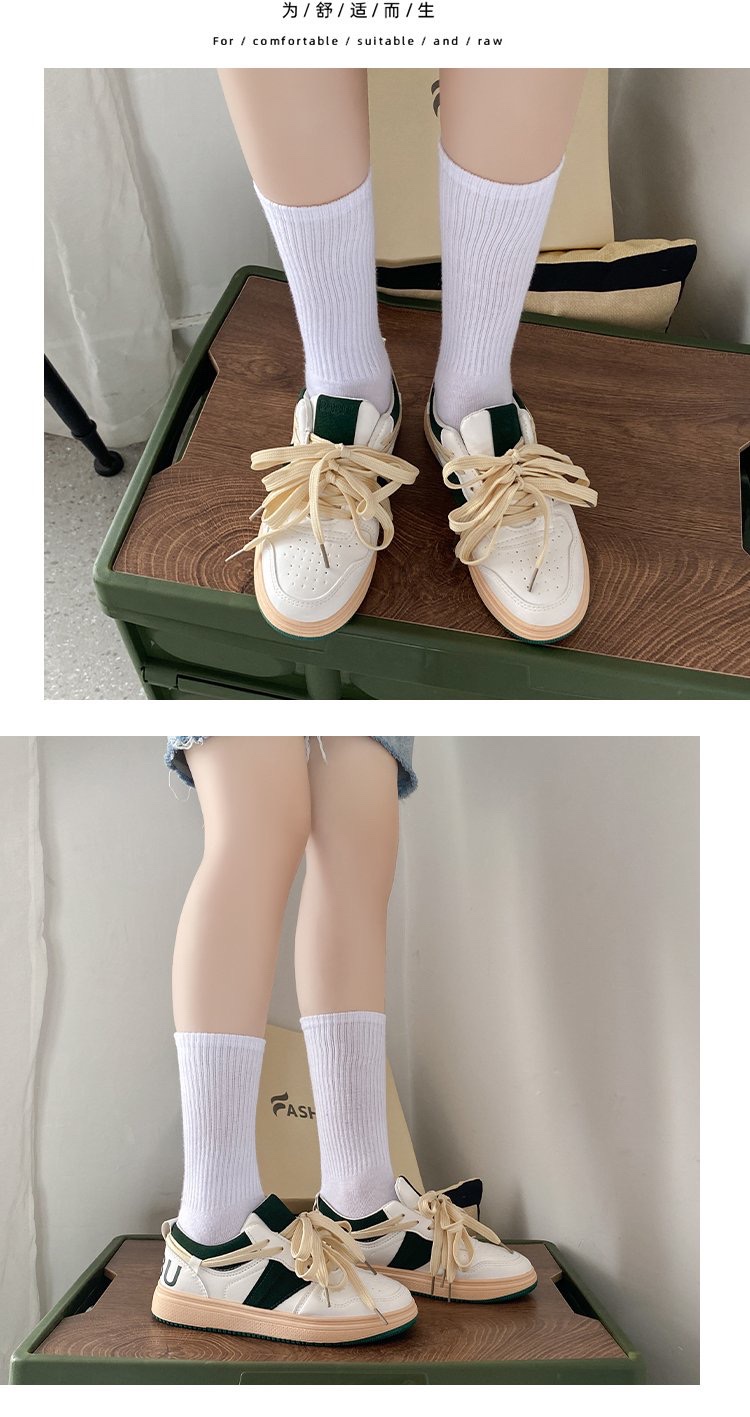 港风女潮鞋ins2021秋季超火百搭板鞋学生小白鞋韩版休闲运动鞋详情图11