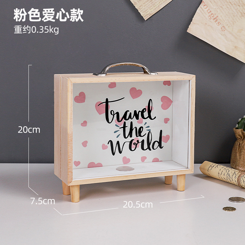 存钱罐/桌面摆件/拍照道具产品图