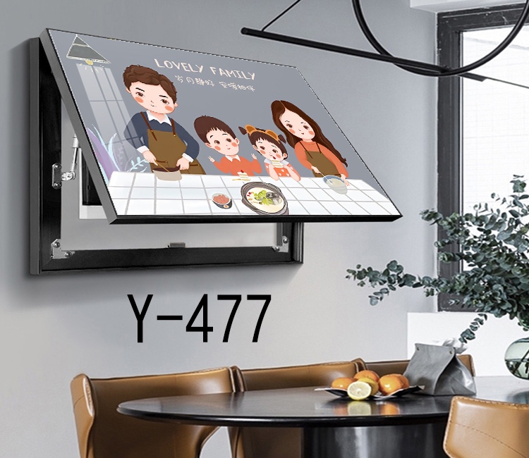 电表箱装饰画遮挡配电箱现代简约弱创意轻奢免打孔电闸开关盒挂画详情1