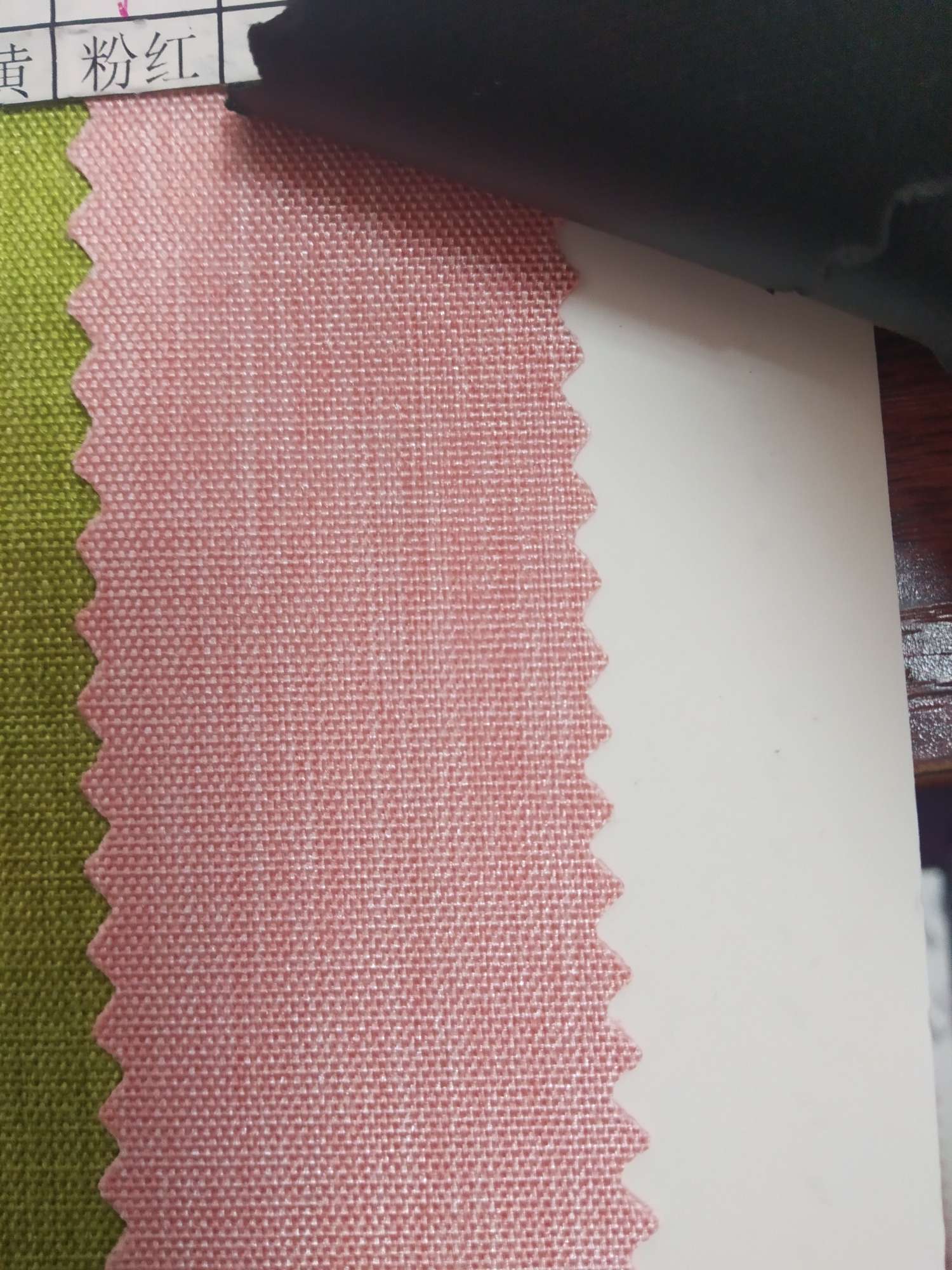 TY-- 029 300D Scrub can lift pvc waterproof 27# pink Item Picture