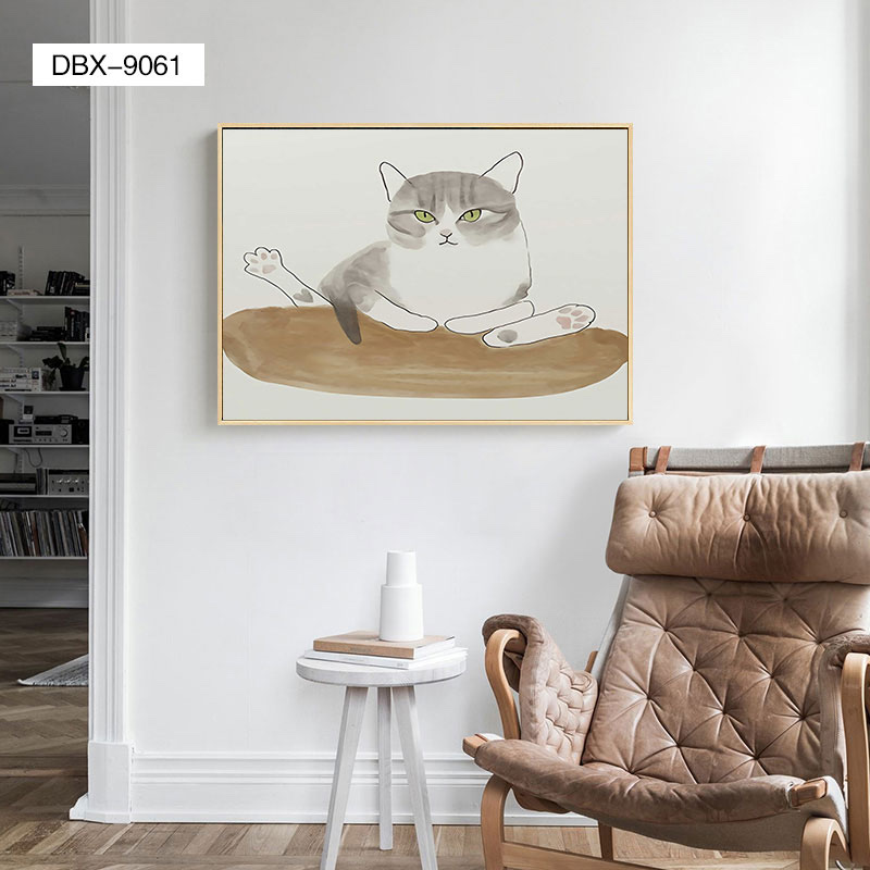 餐厅画/卧室挂画/电表箱画白底实物图