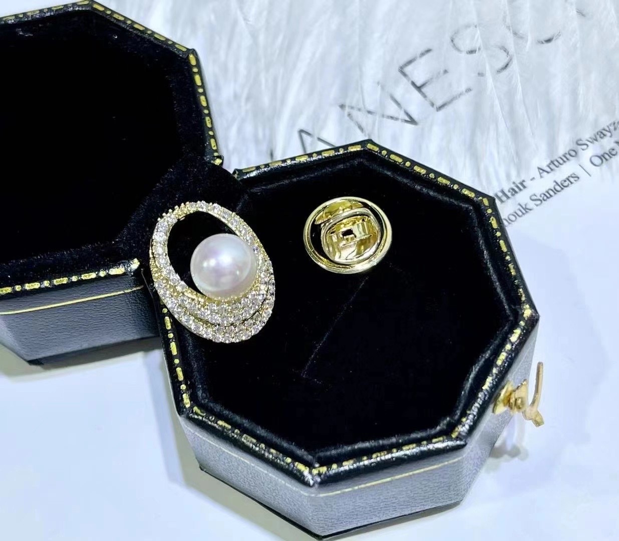 珍珠袖口细节图