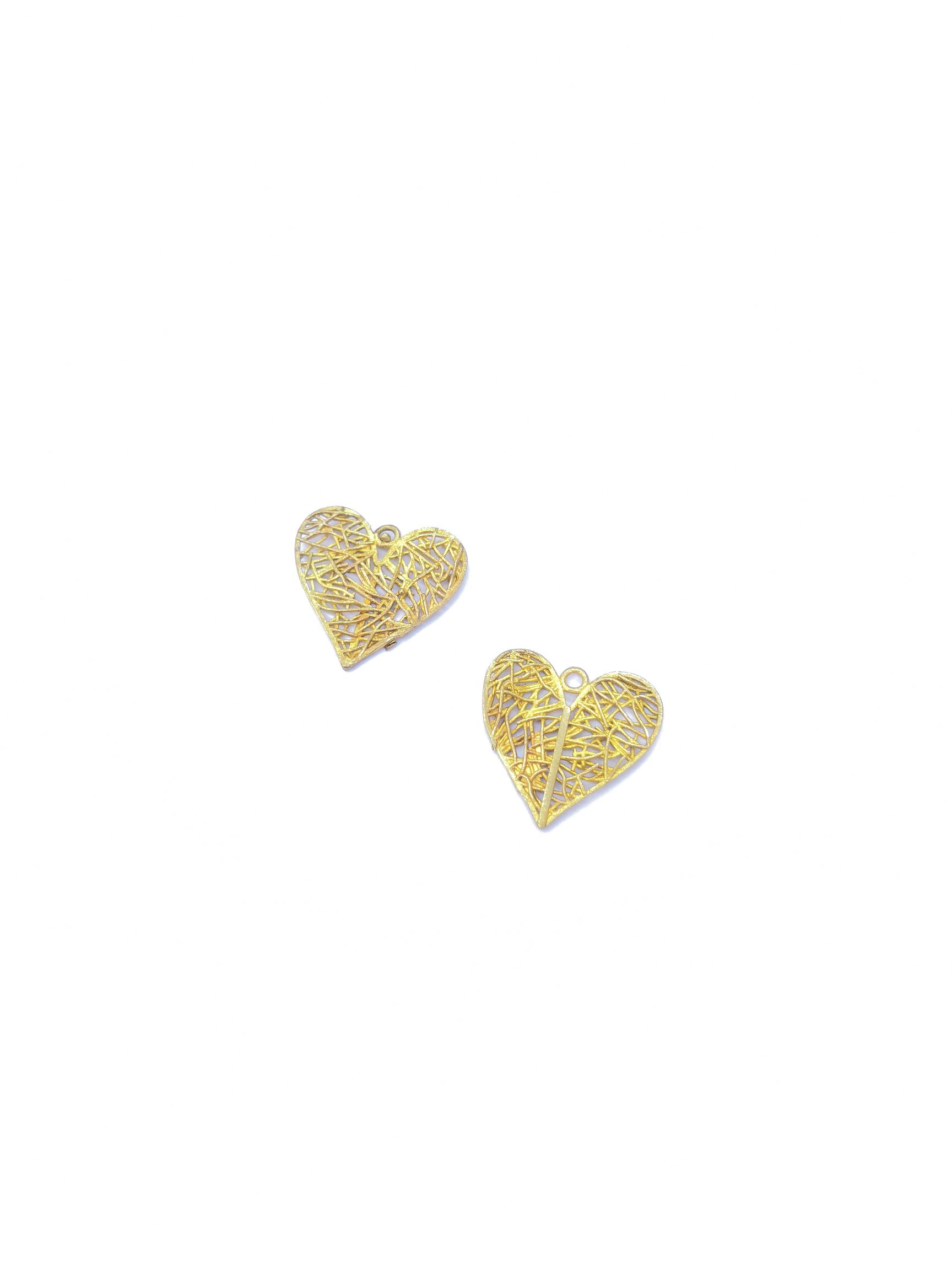 Aotong Accessories hd00341 Cast copper heart heart a hanging necklace earrings accessories Aotong 2 thumbnail