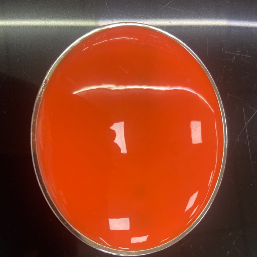 Air Cushion Box Oval Orange