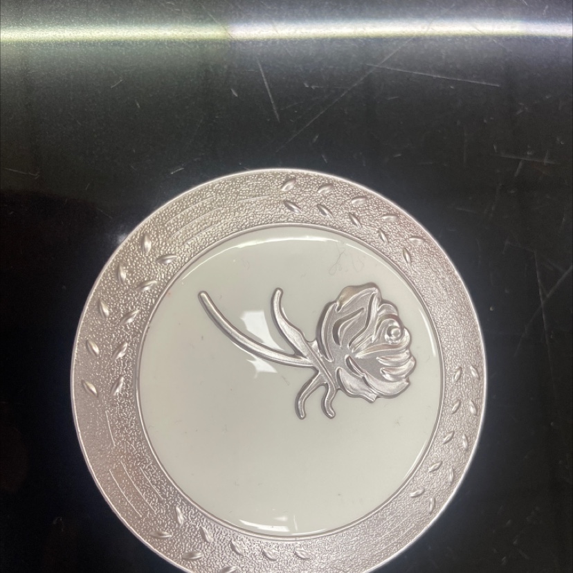 Air Cushion Box Round Silver