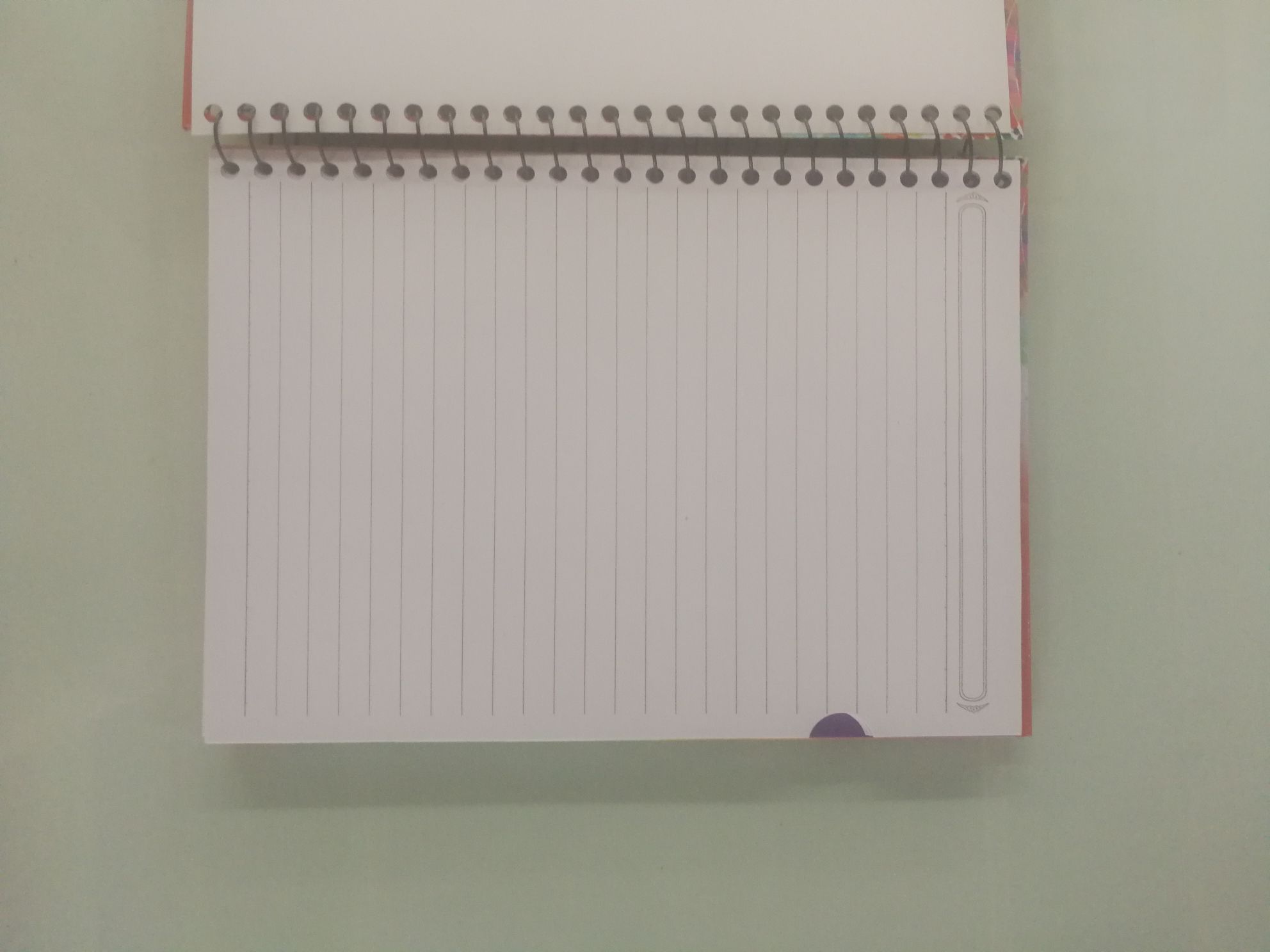 16*22 Single Iron Ring Hard Copy 60G 90 Pages 2 Grids details Picture