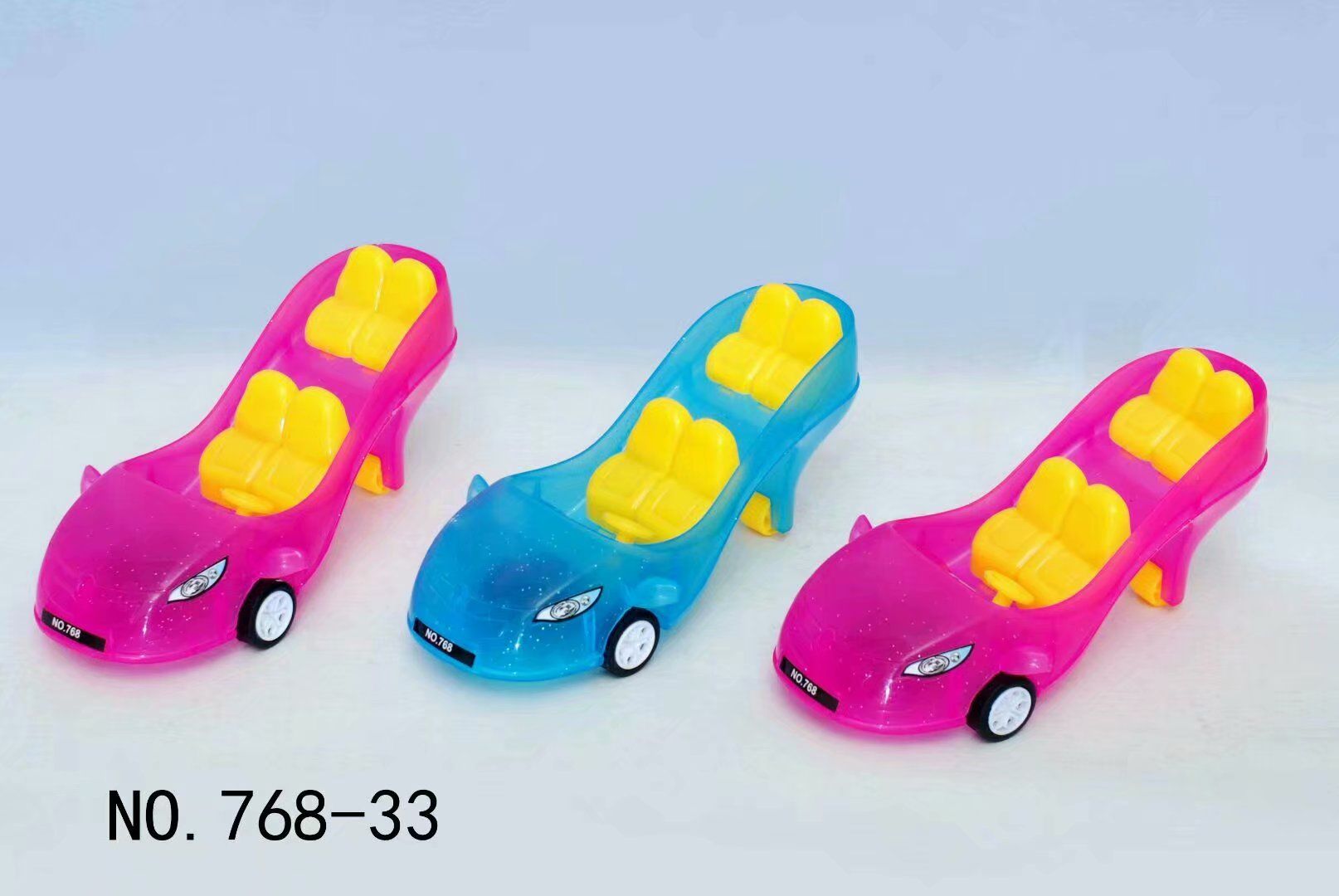 高跟鞋回力汽车迷你水晶回力鞋车