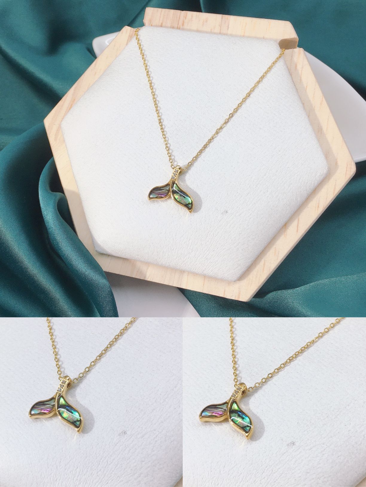 cnc Diamond Dolphin necklace