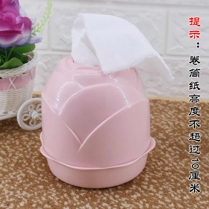 Stall Source New Creative Paper Towel Box Home Living Room Roll Paper Box Fashion Flower Napkin Box Manufacturers
